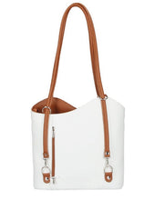 Load image into Gallery viewer, HARRIET   Italian leather convertible backpack
