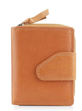 Load image into Gallery viewer, SELENA Italian leather trifold purse
