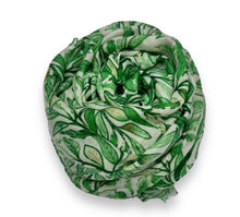 Load image into Gallery viewer, Willow leaves printed scarf
