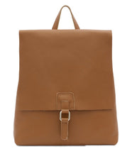 Load image into Gallery viewer, CHARLIE   Italian leather square buckle backpack
