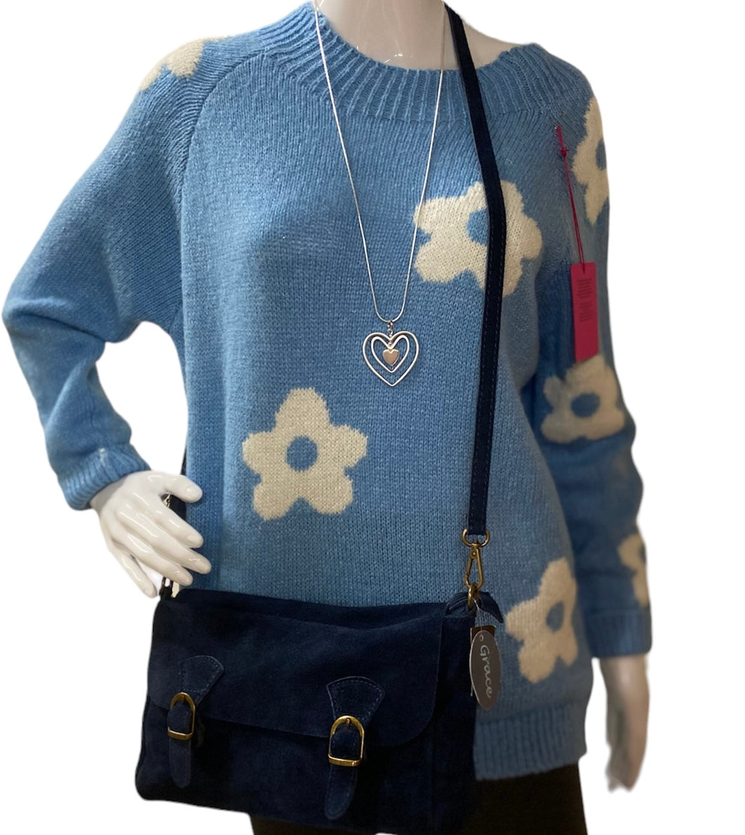 Flower jumper - Made in Italy