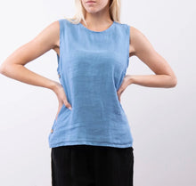 Load image into Gallery viewer, Sleeveless linen top
