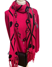 Load image into Gallery viewer, Knitted jumper with heart scarf
