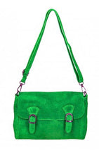 Load image into Gallery viewer, MIA  Italian suede/leather messenger bag
