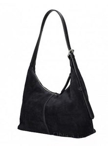 YASMIN Italian leather/suede slouch bag
