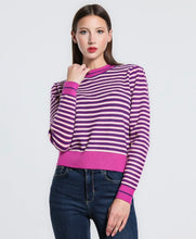 Load image into Gallery viewer, Stripey short jumper
