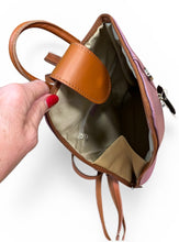 Load image into Gallery viewer, MANDY Italian leather two/tone backpack
