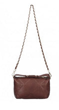 Load image into Gallery viewer, LAUREN Italian leather shoulder bag with chain strap
