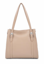 Load image into Gallery viewer, KEIRA Twin buckle Italian leather shoulder bag
