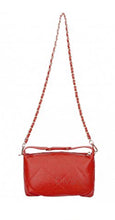 Load image into Gallery viewer, LAUREN Italian leather shoulder bag with chain strap
