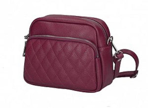 BETSY Italian leather cross body bag