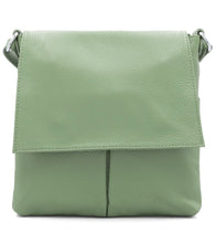Load image into Gallery viewer, PEYTON Italian leather large cross body bag
