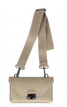 Load image into Gallery viewer, PHOEBE Leather/suede wide strap shoulder bag

