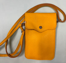 Load image into Gallery viewer, PENNY   Italian leather mobile phone holder / cross body bag
