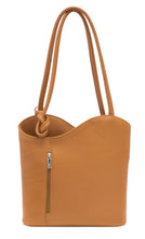 Load image into Gallery viewer, HARRIET   Italian leather convertible backpack
