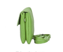 Load image into Gallery viewer, TESSA  Italian leather clutch bag with shoulder strap
