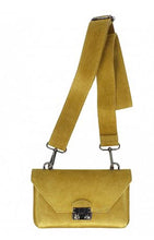 Load image into Gallery viewer, PHOEBE Leather/suede wide strap shoulder bag
