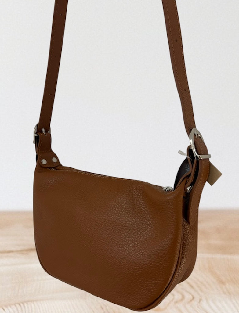 PAIGE Italian leather shoulder bag