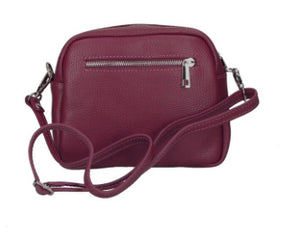 BETSY Italian leather cross body bag