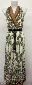 Halter neck maxi dress
