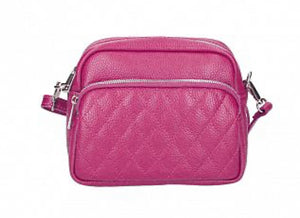 BETSY Italian leather cross body bag