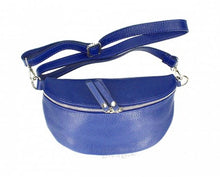 Load image into Gallery viewer, JADE   Italian leather sling/waist bag with detachable strap
