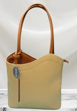 Load image into Gallery viewer, HARRIET   Italian leather convertible backpack
