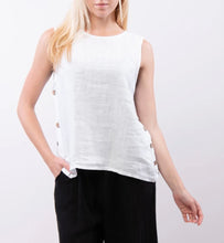Load image into Gallery viewer, Sleeveless linen top
