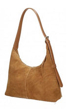 Load image into Gallery viewer, YASMIN Italian leather/suede slouch bag
