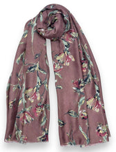Load image into Gallery viewer, Jasmine flower print scarf
