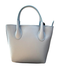 Load image into Gallery viewer, RACHEL   Italian leather grab bag with shoulder strap
