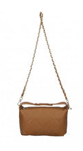 Load image into Gallery viewer, LAUREN Italian leather shoulder bag with chain strap
