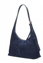 Load image into Gallery viewer, YASMIN Italian leather/suede slouch bag
