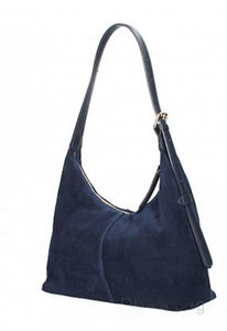 YASMIN Italian leather/suede slouch bag