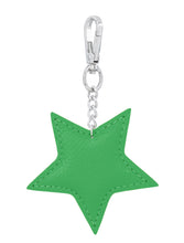 Load image into Gallery viewer, Leather Star keyring/bag charm
