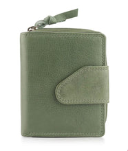 Load image into Gallery viewer, SELENA Italian leather trifold purse
