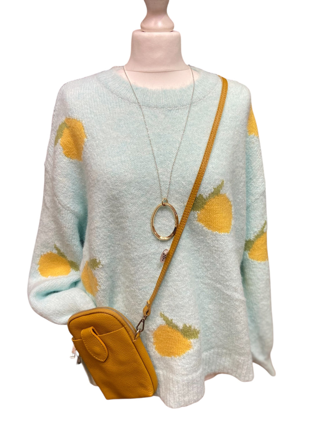 Lemons print jumper