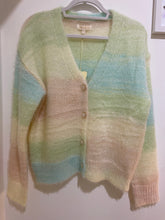 Load image into Gallery viewer, Pastel stripes cardigan
