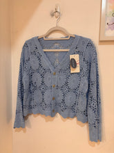 Load image into Gallery viewer, Cotton crochet cardigan
