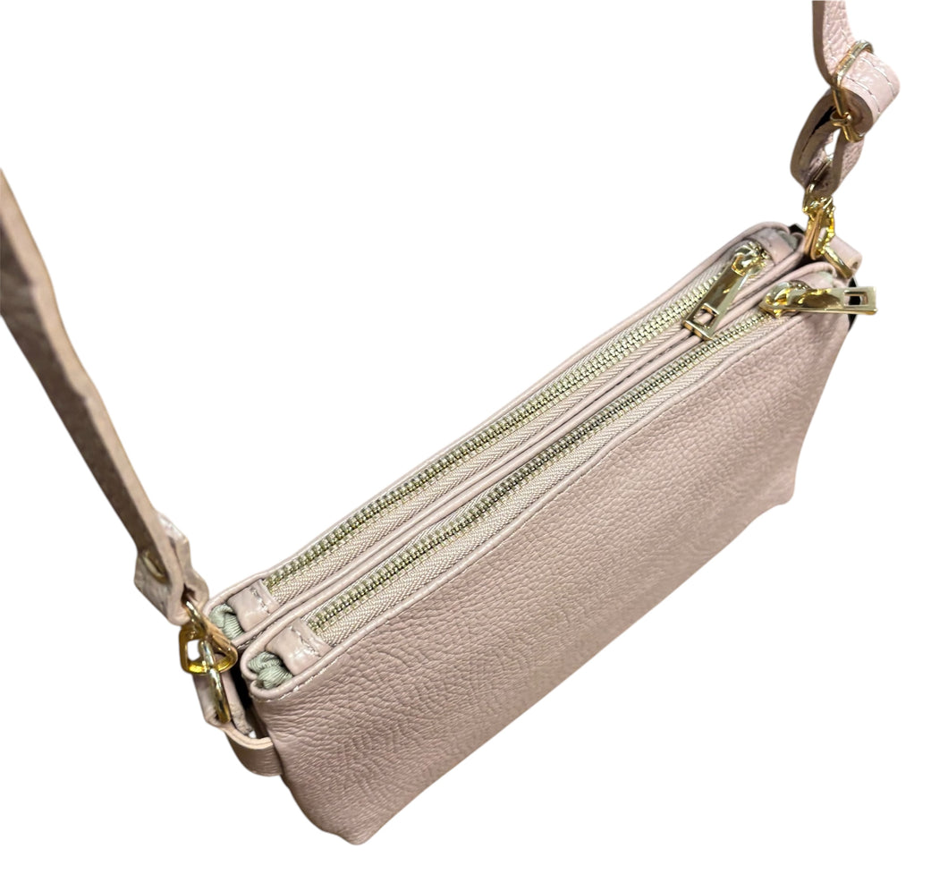 GILLIAN   Italian leather clutch/cross body bag