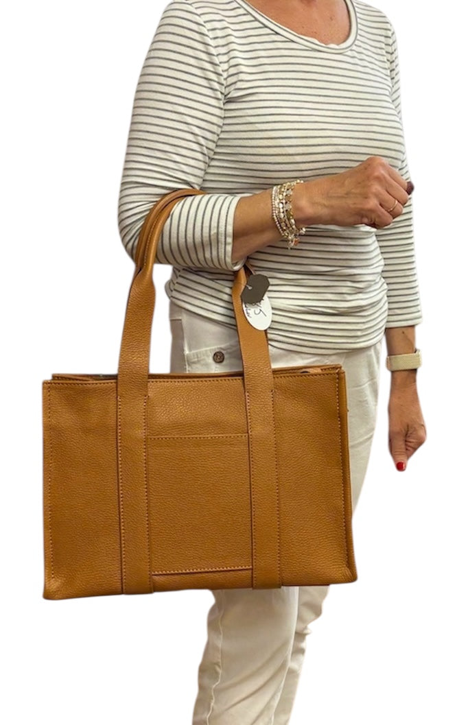 NANCY   Italian leather tote bag