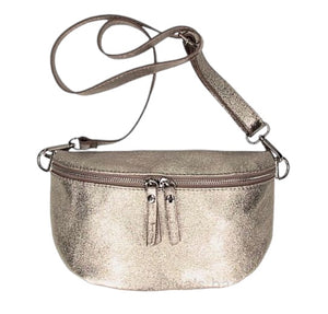 JADE   Italian leather sling/waist bag with detachable strap