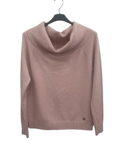 Long sleeve cowl neck jumper