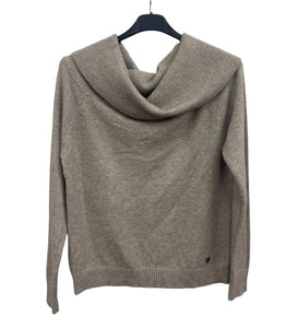 Long sleeve cowl neck jumper