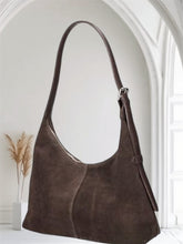 Load image into Gallery viewer, YASMIN Italian leather/suede slouch bag
