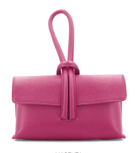 LUCY  Italian leather loop bag