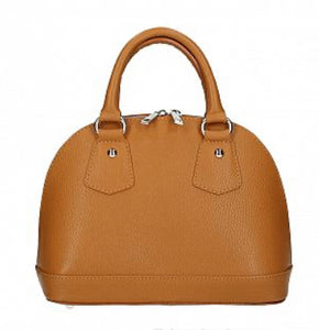 JULIE  Italian leather grab bag