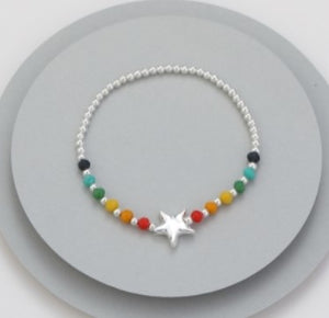 Multicolour Star Bracelet