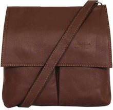 Load image into Gallery viewer, PEYTON Italian leather large cross body bag
