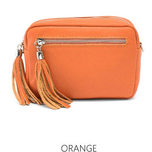 CHRISTINA  Italian leather small cross body bag
